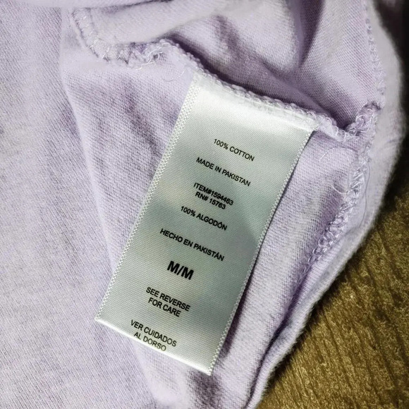 Champion Purple Women's Crewneck T-Shirt Size Medium - Picture 8 of 15